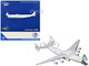 Antonov An 225 Mriya Commercial Aircraft Antonov Airlines UR 82060 White with Blue and Yellow Stripes Interactive Series 1/400 Diecast Model Airplane GeminiJets GJADB2336 Antonov An 225 Mriya Commercial Aircraft Antonov Airlines UR 82060 White with Blue and Yellow Stripes Interactive Series 1/400 Diecast Model Airplane GeminiJets GJADB2336
