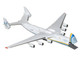 Antonov An 225 Mriya Commercial Aircraft Antonov Airlines UR 82060 White with Blue and Yellow Stripes Interactive Series 1/400 Diecast Model Airplane GeminiJets GJADB2336 Antonov An 225 Mriya Commercial Aircraft Antonov Airlines UR 82060 White with Blue and Yellow Stripes Interactive Series 1/400 Diecast Model Airplane GeminiJets GJADB2336