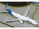 Boeing 737 MAX 9 Commercial Aircraft Alaska Airlines N708AL White with Blue Tail Graphics 1/400 Diecast Model Airplane GeminiJets GJASA2393