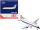 Saab 340A Commercial Aircraft Business Express Airlines The Delta Connection N749BA White with Blue and Red Stripes 1/400 Diecast Model Airplane GeminiJets GJGAA2207