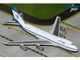Boeing 747 100 Commercial Aircraft Iran Air EP IAM White with Blue Stripes 1/400 Diecast Model Airplane GeminiJets GJIRA2305