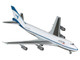 Boeing 747 100 Commercial Aircraft Iran Air EP IAM White with Blue Stripes 1/400 Diecast Model Airplane GeminiJets GJIRA2305