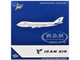 Boeing 747 100 Commercial Aircraft Iran Air EP IAM White with Blue Stripes 1/400 Diecast Model Airplane GeminiJets GJIRA2305