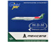 Embraer ERJ 145 Commercial Aircraft Mexicana de Aviacion XA MBR White with Green Stripes 1/400 Diecast Model Airplane GeminiJets GJMXA2267 Embraer ERJ 145 Commercial Aircraft Mexicana de Aviacion XA MBR White with Green Stripes 1/400 Diecast Model Airplane GeminiJets GJMXA2267