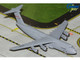 Lockheed C 5A Galaxy Transport Aircraft Martinsburg Air Force Base United States Air Force 68 0222 Gray Gemini Macs Series 1/400 Diecast Model Airplane GeminiJets GMUSA152