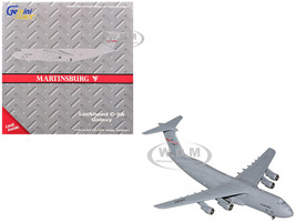 Lockheed C 5A Galaxy Transport Aircraft Martinsburg Air Force Base United States Air Force 68 0222 Gray Gemini Macs Series 1/400 Diecast Model Airplane GeminiJets GMUSA152