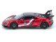 2025 Yangwang U9 Xtreme Test Car #02 Red Metallic with White Stripes and Carbon Top World Fastest EV Supercar 1/64 Diecast Model Car Inno Models IN64-YNU9-NURB