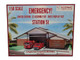 Los Angeles County Fire Department Fire Station 51 Diorama EZ Assembly Kit Emergency Series 1/50 Model Iconic Replicas 50-0520