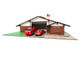 Los Angeles County Fire Department Fire Station 51 Diorama EZ Assembly Kit Emergency Series 1/50 Model Iconic Replicas 50-0520