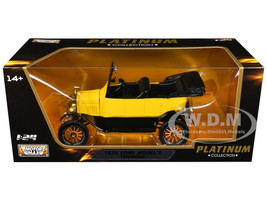 1925 Ford Model T Touring Yellow Platinum Collection Series 1/24 Diecast Model Car Motormax 79328y