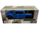 2017 Ford F 150 Raptor Pickup Truck Medium Blue Metallic 1/27 Diecast Model Car Motormax 79344lbl