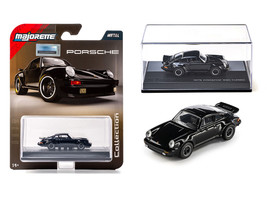 1975 Porsche 930 Turbo Black Collection Series 1/64 Diecast Model Car Majorette MJ8505001021
