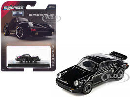1975 Porsche 930 Turbo Black Collection Series 1/64 Diecast Model Car Majorette MJ8505001021