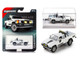 1985 Toyota Hilux SR5 Pickup Truck White with Black Graphics Collection Series 1/64 Diecast Model Car by Majorette MJ8505001022