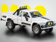 1985 Toyota Hilux SR5 Pickup Truck White with Black Graphics Collection Series 1/64 Diecast Model Car by Majorette MJ8505001022 1985 Toyota Hilux SR5 Pickup Truck White with Black Graphics Collection Series 1/64 Diecast Model Car by Majorette MJ8505001022