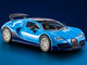 2005 Bugatti Veyron 16 4 Super Sport Blue Collection Series 1/64 Diecast Model Car Majorette MJ8505001024