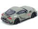 Toyota Supra A90 DarwinPro Matt Green with Carbon Accents 1/64 Diecast Model Car Inno Models IN64-A90DP-MATGR