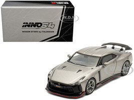 Nissan GT R50 By ItalDesign Gray Metallic Indonesia Diecast Expo 2024 Exclusive Edition 1/64 Diecast Model Car Inno Models IN64-R50-IDE11