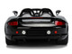 Porsche Carrera GT Convertible #7 Gulf Oil Black with Orange Graphics Hyper Spec Series 1/24 Diecast Model Car Jada 36487