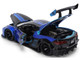 Chevrolet Corvette C8 Liberty Walk Candy Blue and Black Hyper Spec Series 1/24 Diecast Model Car Jada 36496