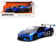 Chevrolet Corvette C8 Liberty Walk Candy Blue and Black Hyper Spec Series 1/24 Diecast Model Car Jada 36496 Chevrolet Corvette C8 Liberty Walk Candy Blue and Black Hyper Spec Series 1/24 Diecast Model Car Jada 36496