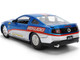 2010 Ford Mustang GT Rekudo Blue Metallic with Red and Silver Stripes Bigtime Muscle Series 1/24 Diecast Model Car Jada 36609