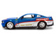 2010 Ford Mustang GT Rekudo Blue Metallic with Red and Silver Stripes Bigtime Muscle Series 1/24 Diecast Model Car Jada 36609