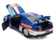 2010 Ford Mustang GT Rekudo Blue Metallic with Red and Silver Stripes Bigtime Muscle Series 1/24 Diecast Model Car Jada 36609