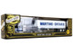 Mack Super Liner with 36 Vintage Sleeper and 40 Vintage Trailer with Reefer Maritime Ontario Blue with White Stripes Legacy Series #4 1/64 Diecast Model DCP/First Gear 69-2273 Mack Super Liner with 36 Vintage Sleeper and 40 Vintage Trailer with Reefer Maritime Ontario Blue with White Stripes Legacy Series #4 1/64 Diecast Model DCP/First Gear 69-2273