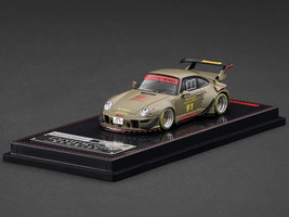 RWB 993 #91 Matt Green with Graphics 1/64 Diecast Model Car Ignition Model IG3873