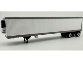 53 Spread Axle Refrigerated Trailer White 1/87 (HO) Plastic Model Car HO Logistics HL-168
