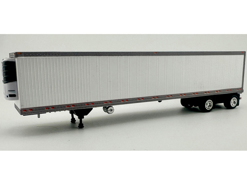 53 Spread Axle Refrigerated Trailer White 1/87 (HO) Plastic Model Car HO Logistics HL-168