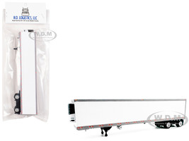 53 Spread Axle Refrigerated Trailer White 1/87 (HO) Plastic Model Car HO Logistics HL-168