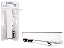 53 Spread Axle Dry Van Trailer White 1/87 (HO) Plastic Model Car HO Logistics HL-169