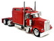 Kenworth W900L Truck Tractor with Sleeper Cab Red and Covered Grain Trailer White with Red Tarp Combo Set 1/87 (HO) Plastic Model Car HO Logistics HL-90008-468 Kenworth W900L Truck Tractor with Sleeper Cab Red and Covered Grain Trailer White with Red Tarp Combo Set 1/87 (HO) Plastic Model Car HO Logistics HL-90008-468