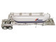 Peterbilt 367 Truck Tractor with Day Cab White and Articulated Tank Trailer Cemex White with Blue Stripes Combo Set 1/87 (HO) Plastic Model Car HO Logistics HL-36707-201 Peterbilt 367 Truck Tractor with Day Cab White and Articulated Tank Trailer Cemex White with Blue Stripes Combo Set 1/87 (HO) Plastic Model Car HO Logistics HL-36707-201