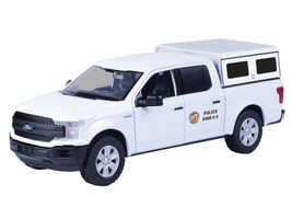 2019 Ford F 150 Lariat Crew Cab Pickup Truck Los Angeles Police Department Bomb Squad White Law Enforcement and Public Service Series 1/24 Diecast Model Car Motormax 76631