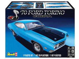 Level 4 Model Kit 1970 Ford Torino Cobra 1/25 Scale Model Revell 14534