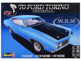 Level 4 Model Kit 1970 Ford Torino Cobra 1/25 Scale Model Revell 14534