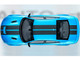 Dodge Charger SRT Hellcat Redeye B5 Blue Metallic with Carbon Stripes 1/18 Model Car Autoart 71753
