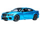 Dodge Charger SRT Hellcat Redeye B5 Blue Metallic with Carbon Stripes 1/18 Model Car Autoart 71753