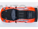 Porsche 911 991 2 GT3 RS Weissach Lava Orange with Carbon Hood and Top 1/18 Model Car Autoart 78177