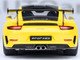 Porsche 911 991 2 GT3 RS Weissach Racing Yellow with Carbon Hood and Top 1/18 Model Car Autoart 78178 Porsche 911 991 2 GT3 RS Weissach Racing Yellow with Carbon Hood and Top 1/18 Model Car Autoart 78178