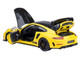 Porsche 911 991 2 GT3 RS Weissach Racing Yellow with Carbon Hood and Top 1/18 Model Car Autoart 78178 Porsche 911 991 2 GT3 RS Weissach Racing Yellow with Carbon Hood and Top 1/18 Model Car Autoart 78178