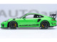 Porsche 911 991 2 GT3 RS Weissach Lizard Green with Carbon Hood and Top 1/18 Model Car Autoart 78179 Porsche 911 991 2 GT3 RS Weissach Lizard Green with Carbon Hood and Top 1/18 Model Car Autoart 78179