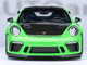 Porsche 911 991 2 GT3 RS Weissach Lizard Green with Carbon Hood and Top 1/18 Model Car Autoart 78179 Porsche 911 991 2 GT3 RS Weissach Lizard Green with Carbon Hood and Top 1/18 Model Car Autoart 78179