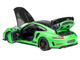 Porsche 911 991 2 GT3 RS Weissach Lizard Green with Carbon Hood and Top 1/18 Model Car Autoart 78179 Porsche 911 991 2 GT3 RS Weissach Lizard Green with Carbon Hood and Top 1/18 Model Car Autoart 78179