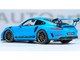 Porsche 911 991 2 GT3 RS Riviera Blue 1/18 Model Car Autoart 78182