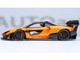 McLaren Senna GTR Orange with Black Top 1/18 Model Car Autoart 81956