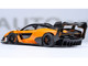 McLaren Senna GTR Orange with Black Top 1/18 Model Car Autoart 81956